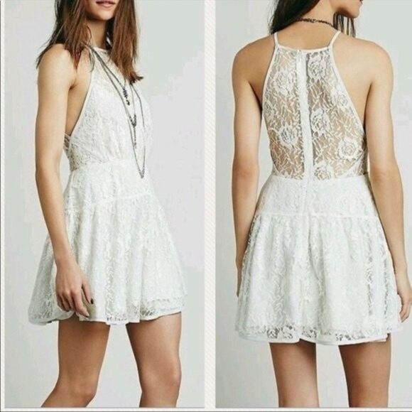 Free People Womens Wish Upon a Star Dress Size 6 - Picture 1 of 8